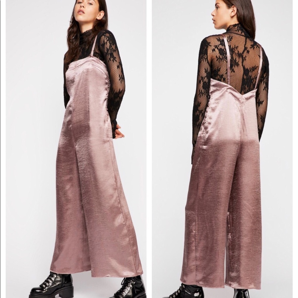 New Free People Oh My Shine Jumpsuit